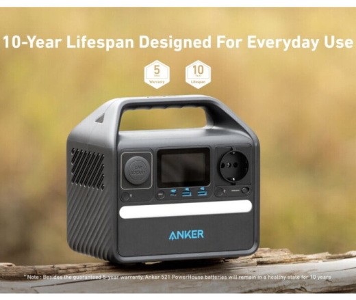 Зарядная станция Anker 521 PowerHouse - 256Wh 200W - 2