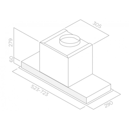 Вытяжка Elica HIDDEN 2.0 IX/A/72 - 8