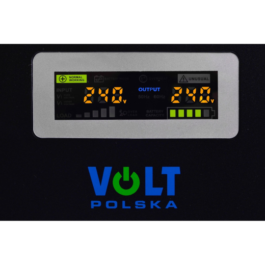 Гибридный ИБП/инвертор Volt Polska UPS SINUS 500 + BATERIA 40AH (300/500W) (3SR500WA40) - 4