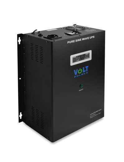 Гибридный ИБП/инвертор Volt Polska UPS SINUS 800 + BATERIA 55AH (500/800W) (3SR800WA55) - 2