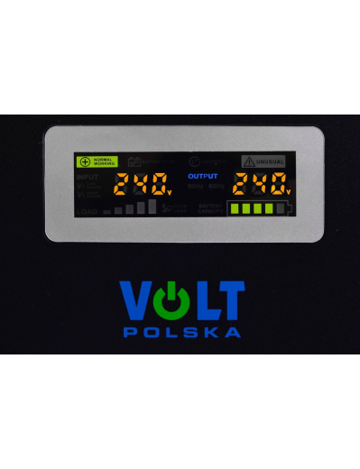 Гибридный ИБП/инвертор Volt Polska UPS SINUS 800 + BATERIA 55AH (500/800W) (3SR800WA55) - 3