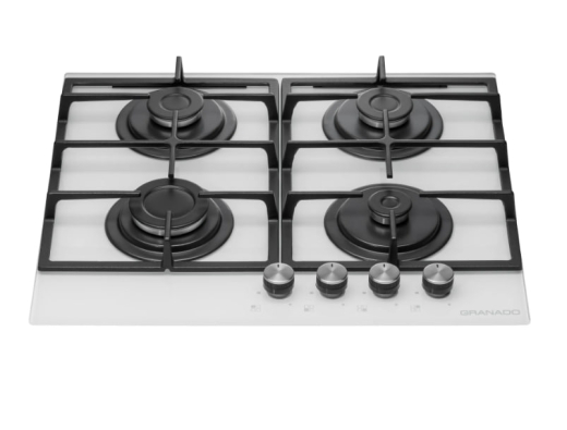 Газова поверхня GRANADO GGH 62-104 White glass - 2