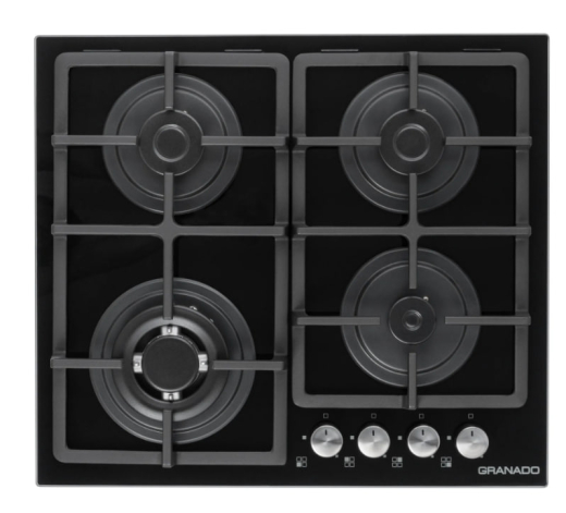 Газова поверхня GRANADO GGH 62-114 Black glass - 1