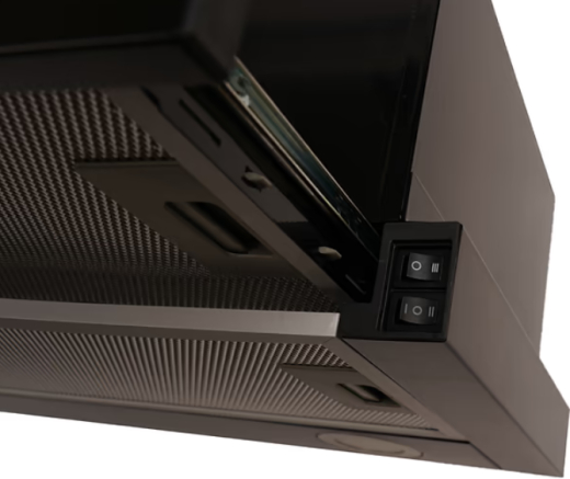 Вытяжка встраиваемая VENTOLUX GARDA 60 BK (900) LED - 5