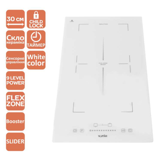 Варильна поверхня VENTOLUX HI 32 WH TC FBS FZ SL - 5