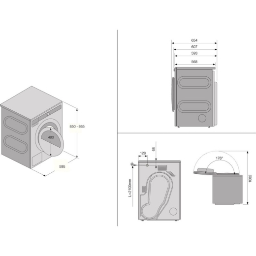Сушильная машина Asko T409HS.W - 10