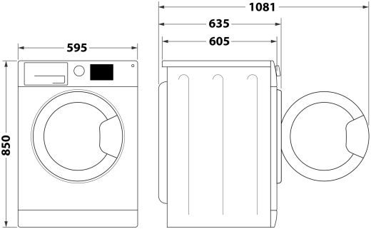 Прально-сушильна машина автоматична Whirlpool FFWDB 1176258 BCV UA - 8
