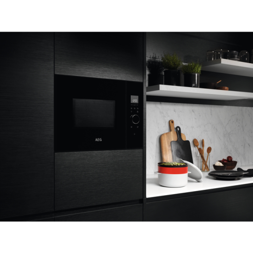 Встраиваемая микроволновая печь AEG MBE2658SEB - 5