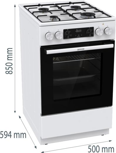 Кухонная плита Gorenje GK5C60WJ - 11