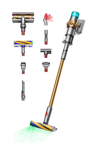 Вертикальний + ручний пилосос (2в1) Dyson V15 Detect Absolute 2023 Gold/Gold (447000-01) - 1