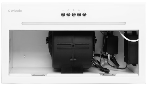 Вытяжка встраиваемая Minola HBI 5664 WH GLASS 1000 LED Line - 4