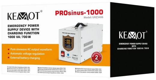 ДБЖ Kemot PROsinus-1000 12V (1000/700W) (URZ3406) - 4