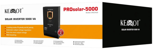 ИБП Kemot PROsolar-5000 5000VA/3500W (URZ3420) - 5