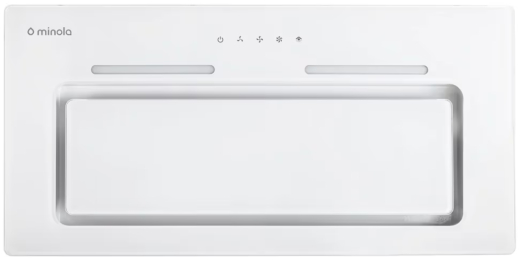 Витяжка вбудована Minola HBI 6873 WH GLASS 1200 LED Line - 1