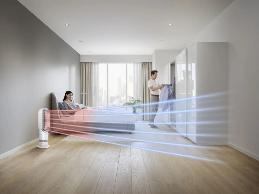 Обігрівач-вентилятор Dyson AM09 Hot+Cool Jet Focus White (473400-01) - 4