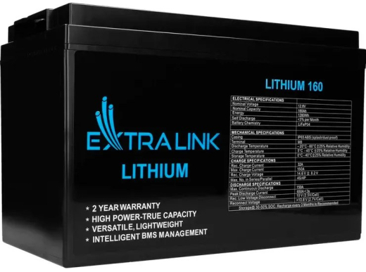 Аккумуляторная батарея Extralink LiFePO4 12.8V BMS 160Ah (EX.30462) - 2