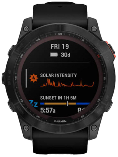 Смарт-часы Garmin Fenix 7X Solar Slate Gray with Black Band (010-02541-00/01/0A) - 2