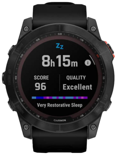 Смарт-часы Garmin Fenix 7X Solar Slate Gray with Black Band (010-02541-00/01/0A) - 8