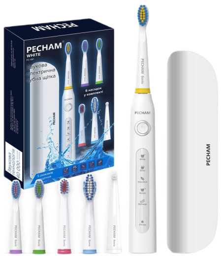 Електрична зубна щітка Pecham White Travel - 1