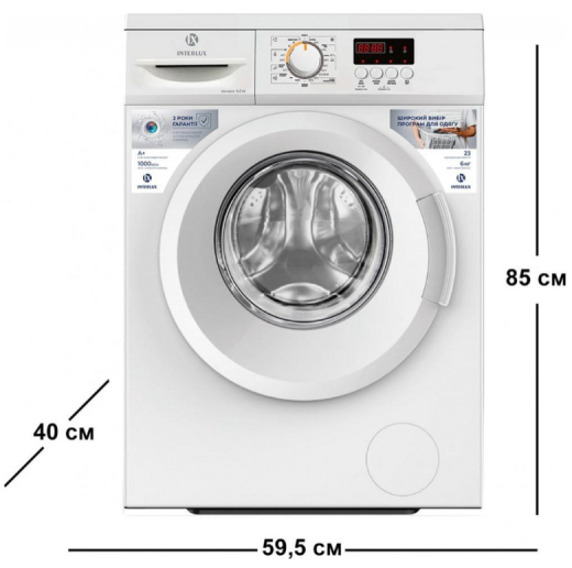 Пральна машина Interlux IWM-0606W - 6