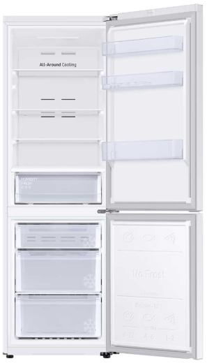 Холодильник з морозильною камерою Samsung RB34C670EWW/UA - 4