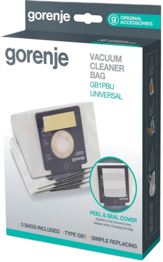 Набір одноразових мішків Gorenje GB1PBU ((5 шт) - 4