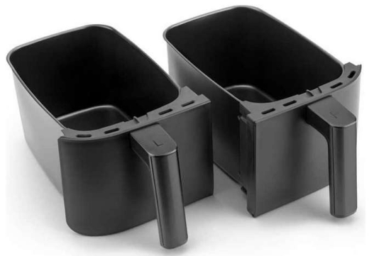 Мультипечь (аэрофритюрница) Nutribullet Twin Drawer Air Fryer NBA081B - 3