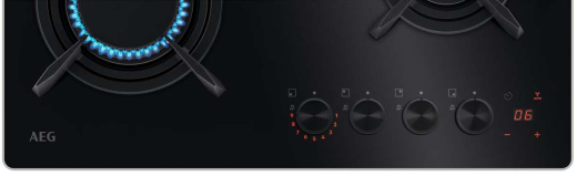 Варильна поверхня газова AEG HKB64453NB - 5