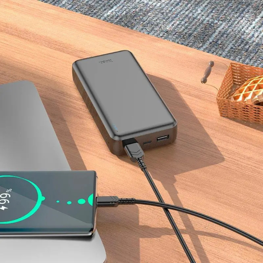 Повербанк Hoco J100A High-ranking 20000mAh 10.5W Black - 4