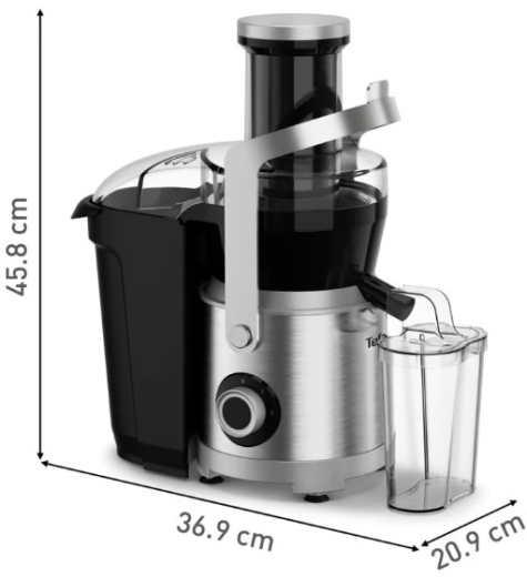 Соковижималка відцентрова Tefal Nutri XXL ZE660D10 - 10