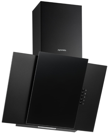 Витяжка похила Pyramida NVX 60 (800) B BL - 1