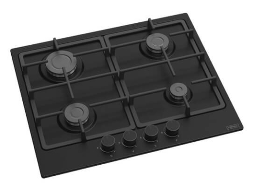Варильна поверхня газова KERNAU KGH 6423 CI Matt Black - 2