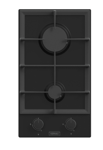 Варильна поверхня газова KERNAU KGH 3212 CI Matt Black - 1