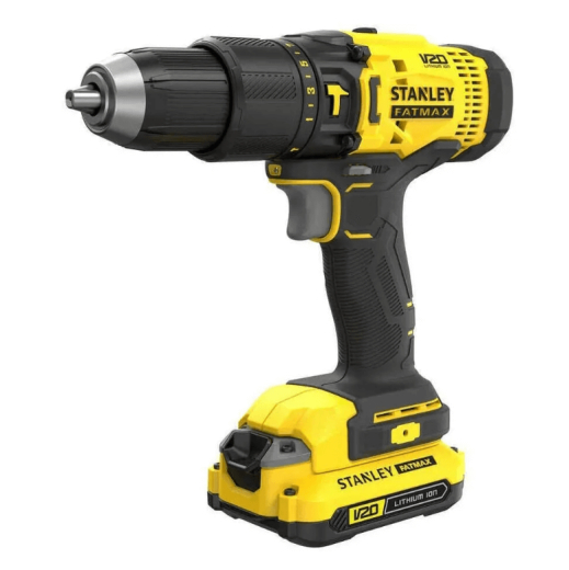 Дриль-шурупокрут акумуляторний ударний Stanley FatMax SFMCD711C2K - 1