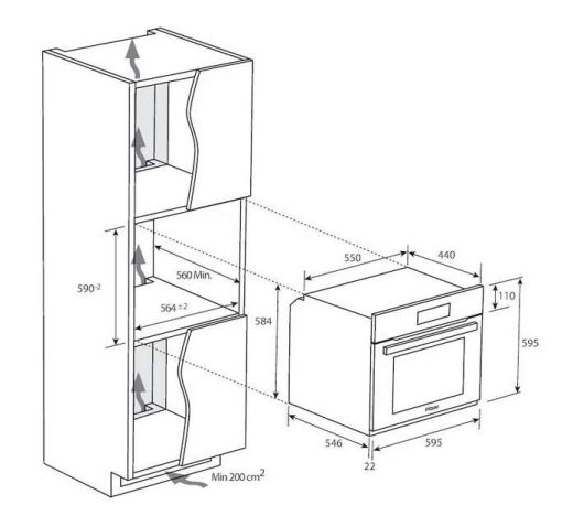 Духовка электрическая Haier HWO60SM2F3BH - 4