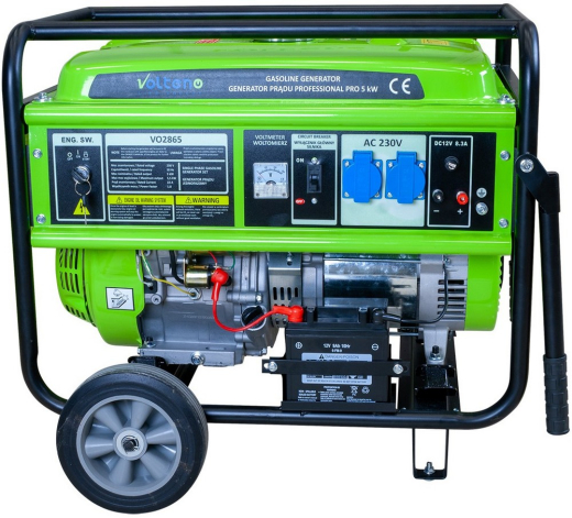 Генератор бензиновий Volteno Pro 5 кВт VO2865 - 1