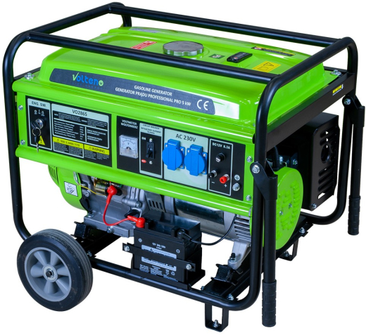 Генератор бензиновий Volteno Pro 5 кВт VO2865 - 2