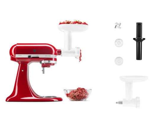 Набор из 2 насадок KitchenAid 5KSMFVSFGA (перетирание овощей и фруктов + мясорубка) - 4