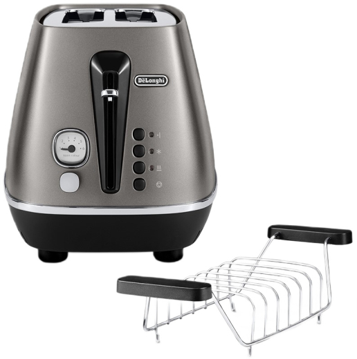 Тостер DeLonghi CTIN 2103 TB Distinta Titanium - 3