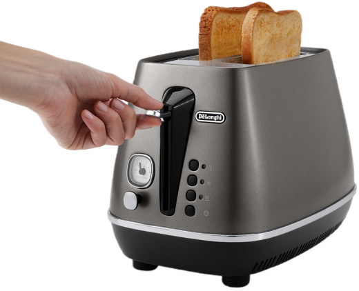 Тостер DeLonghi CTIN 2103 TB Distinta Titanium - 5