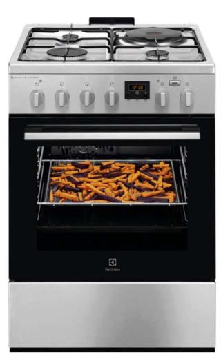 Комбинированная плита Electrolux LKM660222X - 1