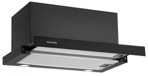 Вытяжка телескопическая Pyramida TX 60 (1100) R BL - 2