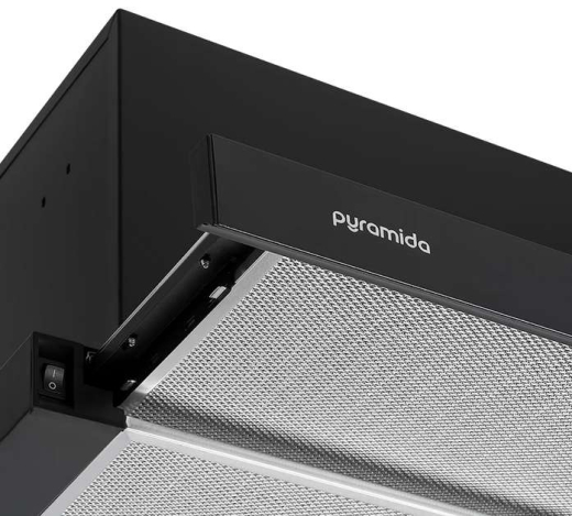 Вытяжка телескопическая Pyramida TX 60 (1100) R BL - 3