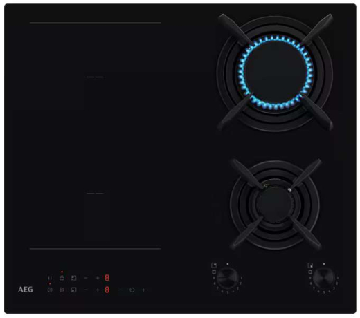 Варильна поверхня комбінована AEG HDB64623NB - 1