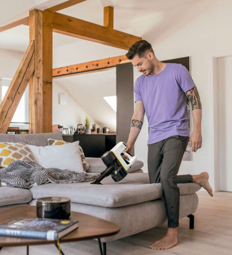 Вертикальный+ручной пылесос (2в1) Karcher VC 4 Cordless myHome (1.198-630.0) - 3
