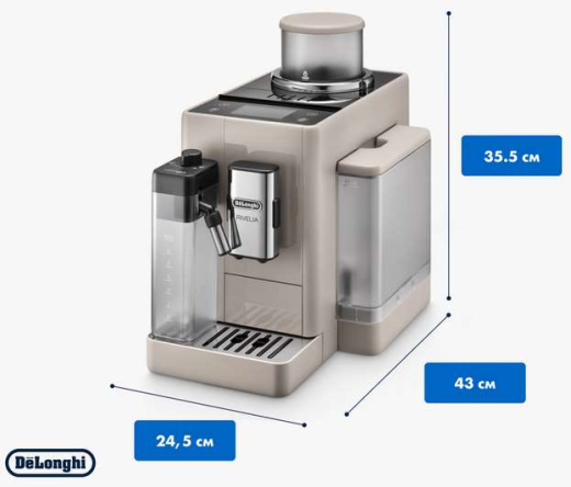Кавомашина автоматична Delonghi Rivelia EXAM 440.55.BG - 5