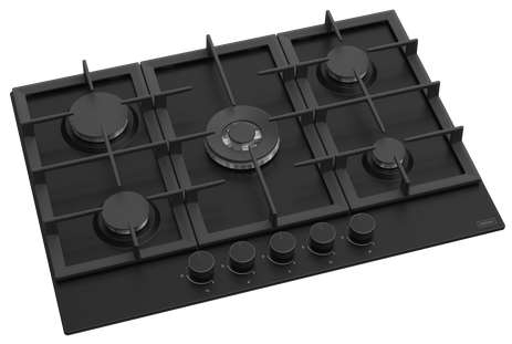 Варильна поверхня газова Kernau KGH 7523 T CI Matt Black - 2