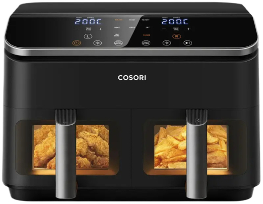 Мультипіч (аерофритюрниця) COSORI Dual Basket 8.5-Litre CAF-R901-AEU - 4