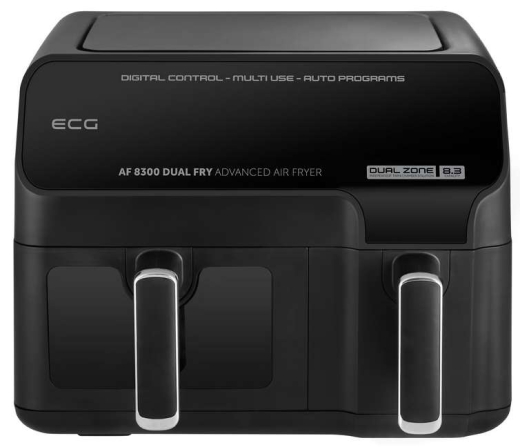 Мультипечь (аэрофритюрница) ECG AF 8300 Dual Fry - 1