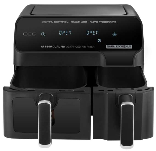 Мультипечь (аэрофритюрница) ECG AF 8300 Dual Fry - 6